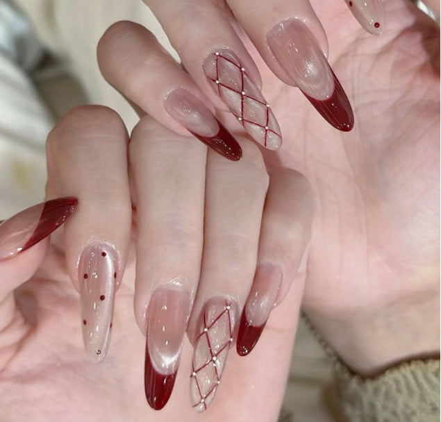 Elegant Stiletto Nail Art Enhancements Bowlift