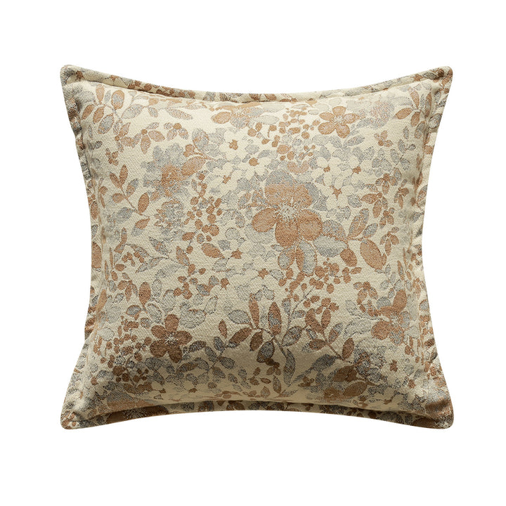 Elegant and stylish decorative cushion with floral pattern