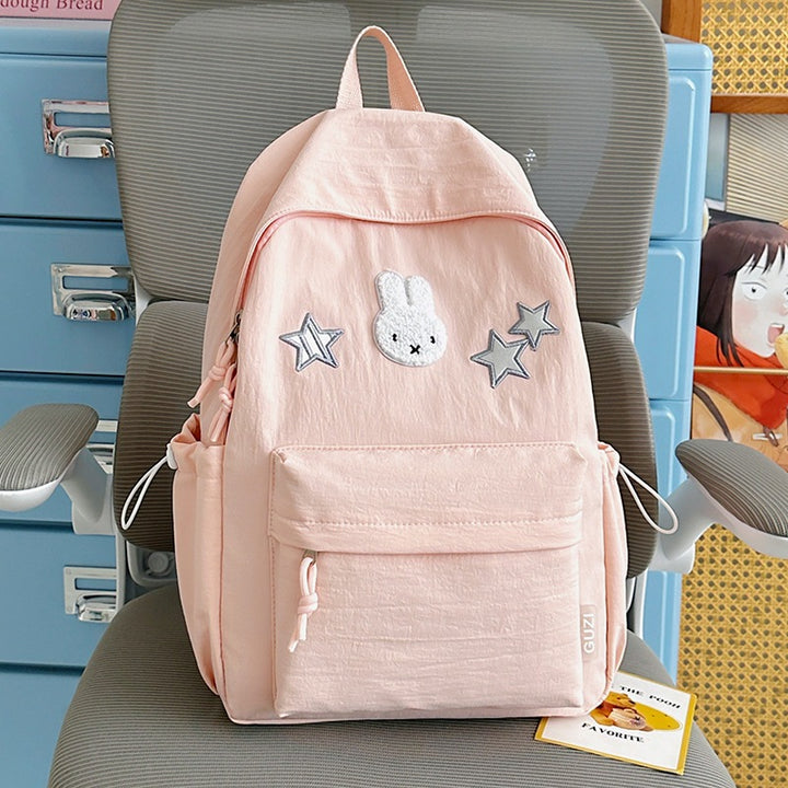 Cute Bunny-Embellished Backpack Bowlift