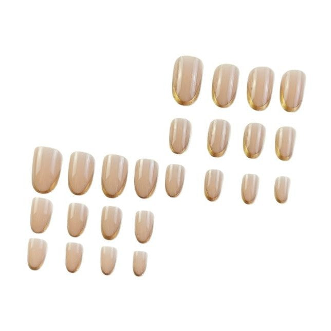 Elegant French Tip Nail Art Set Bowlift