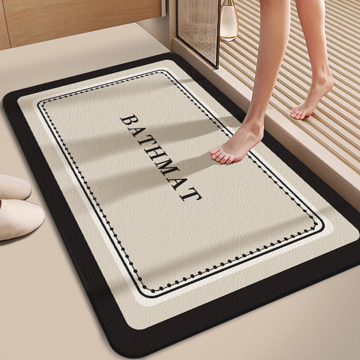 Soft Textured Absorbent Bathroom Mat