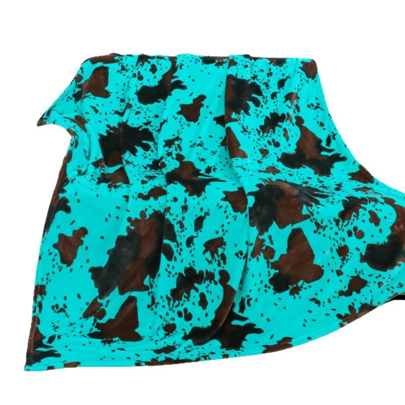 Cozy Camo Print Fleece Blanket