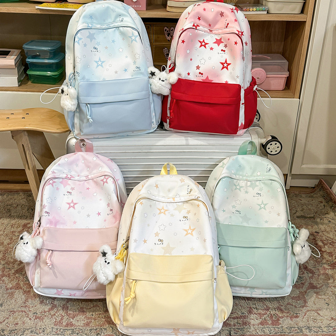 Cute Character-Print Backpack Bowlift