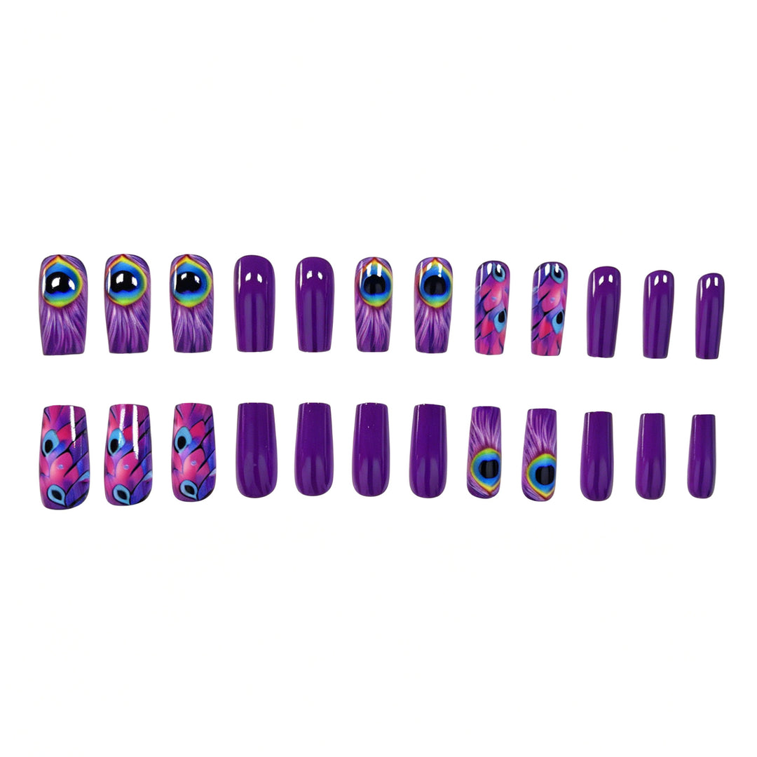Artistic Peacock Nail Art Bowlift