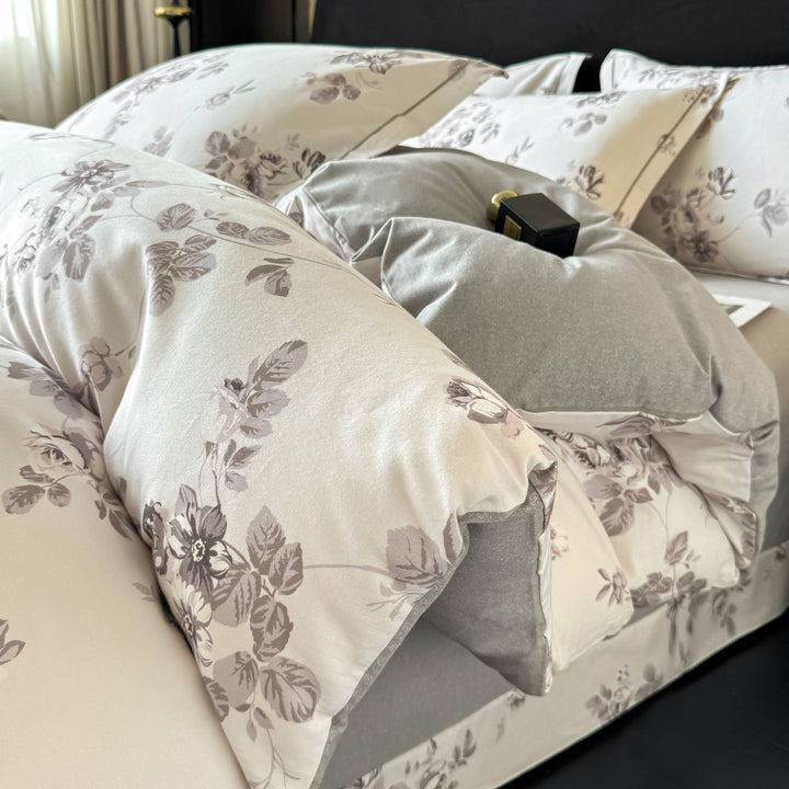 Textured Patchwork Bedding Set