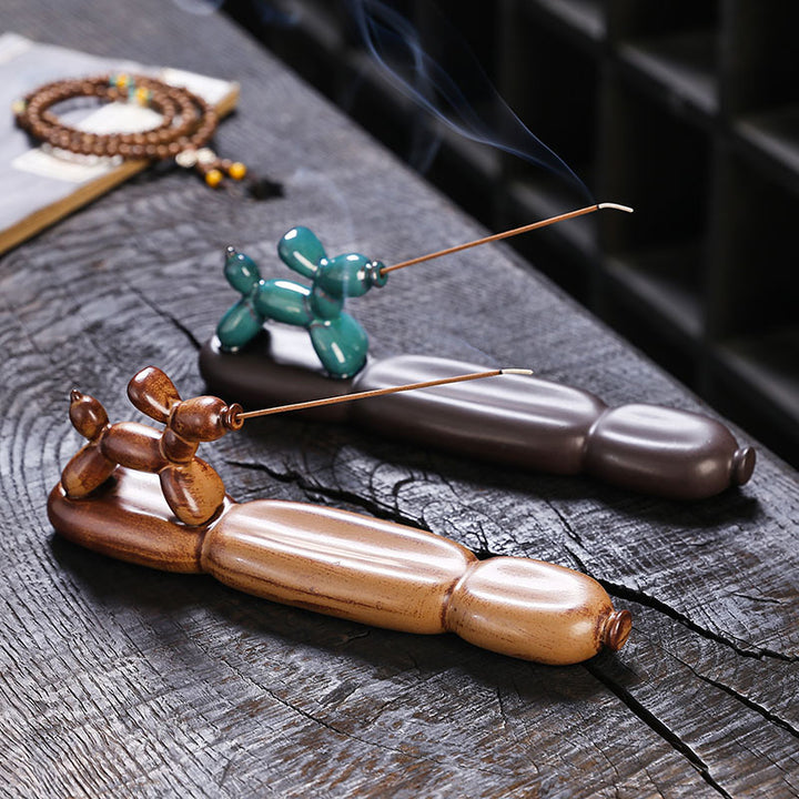 Cute Balloon Dog Incense Holder