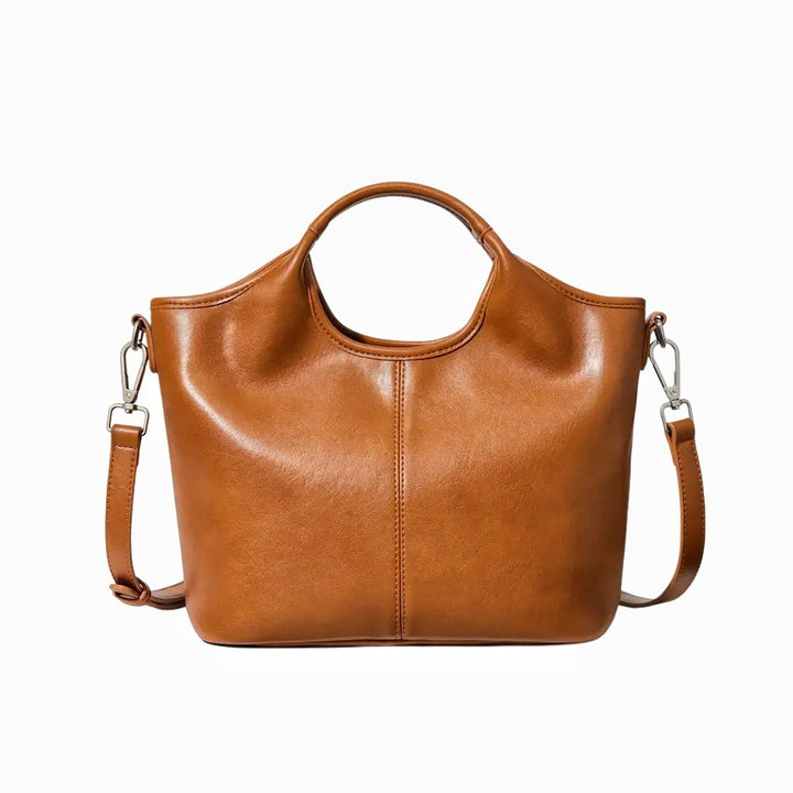 Handcrafted leather bag Bowlift