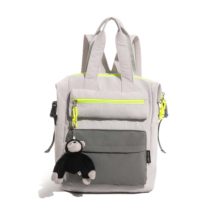 Multifunctional Backpack with Cute Charm Bowlift