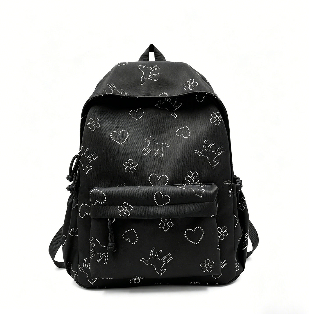 Stylish Printed Travel Backpack Bowlift