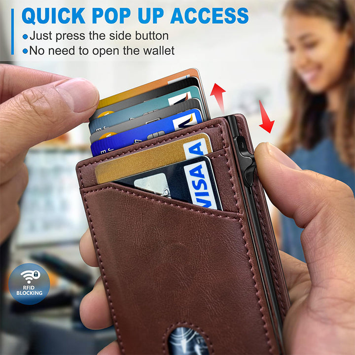 Premium Carbon Fiber Multi-Functional Wallet Bowlift