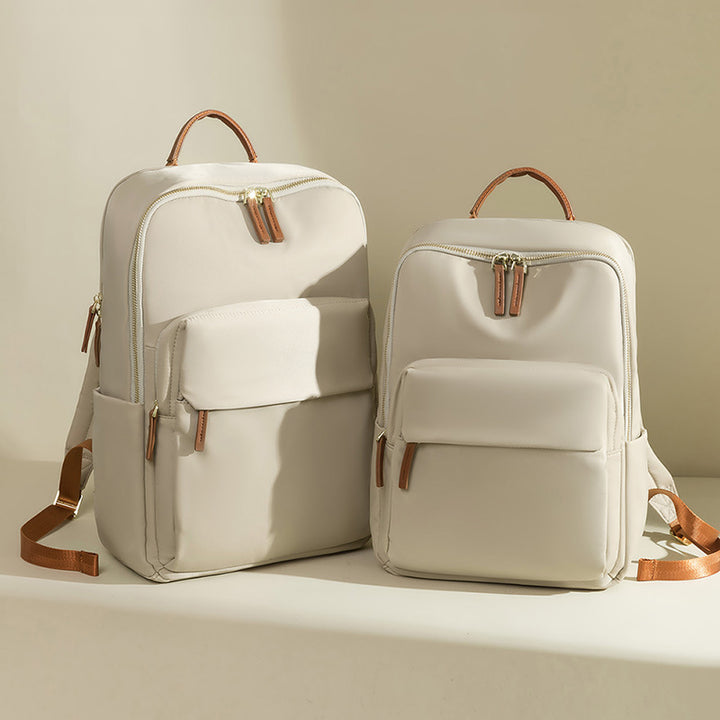 Versatile Leather Mini Backpack