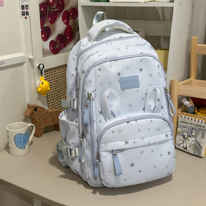 Adorable Bunny-Ear School Backpack Bowlift