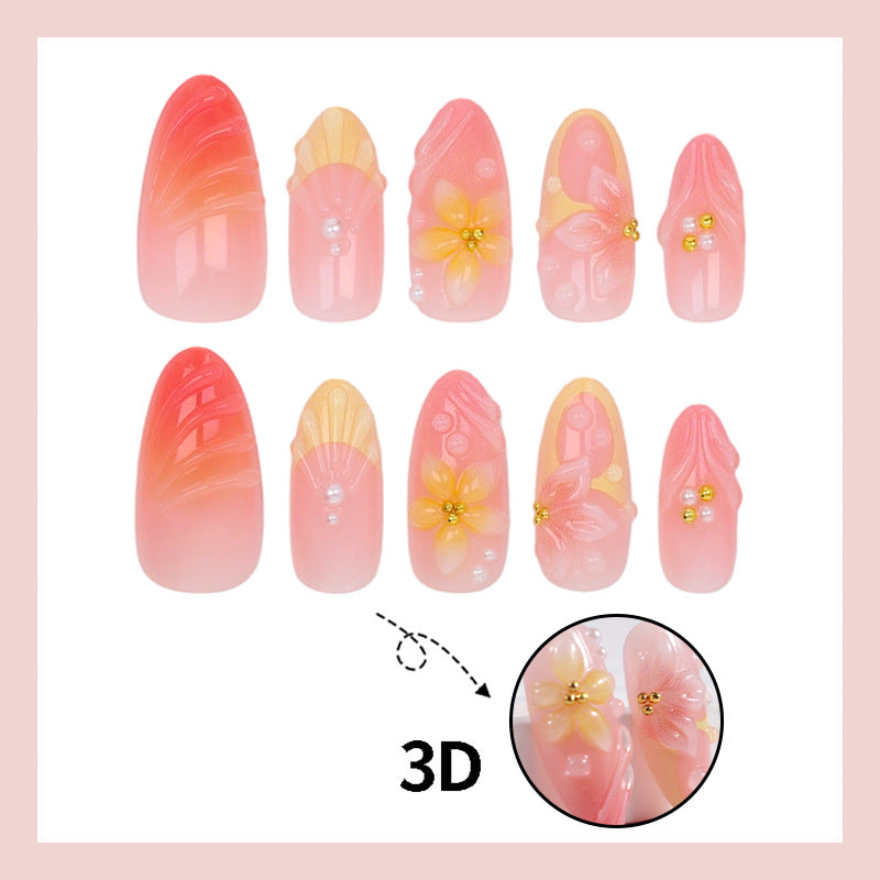 Artfully Decorated Nail Tips Bowlift