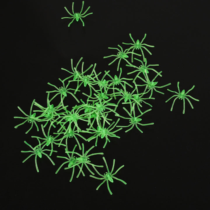 Glow-in-the-Dark Plastic Spider Decoration Bowlift