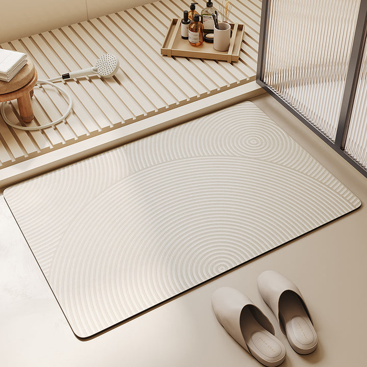 Stylish Geometric Pattern Bath Mat Bowlift