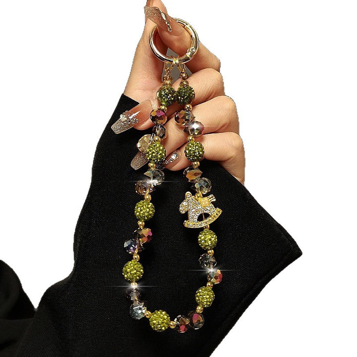 Decorative Crystal Charm Keychain Bowlift