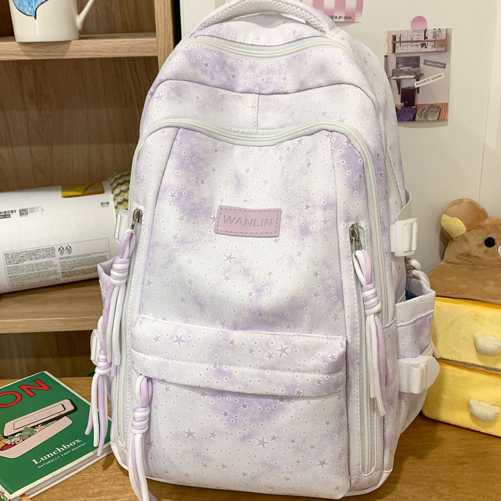 Stylish Star-Patterned Backpack Bowlift 1791205965
