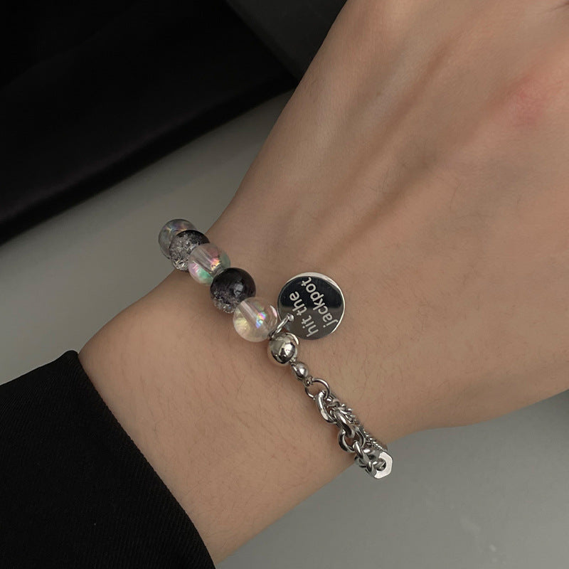 Stylish Beaded Charm Bracelet Bowlift