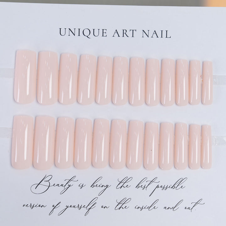 Glossy Long Coffin Press-On Nails  1791110449