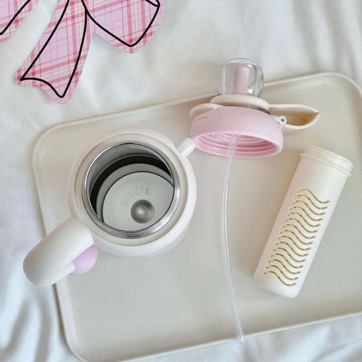 Women Insulated Drinking Bottle with Creative Components Bowlift