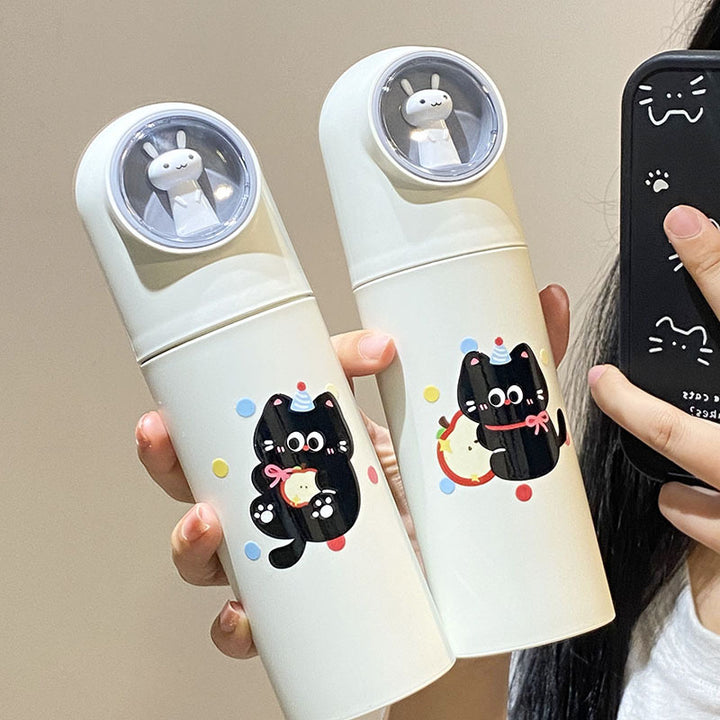 Thermos flask with cute animal design Bowlift