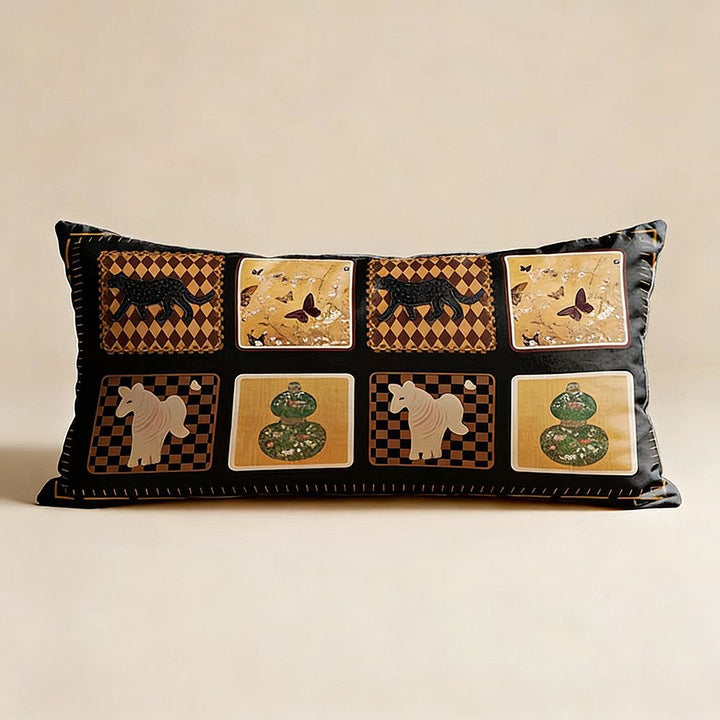 Decorative Embroidered Long Cushion