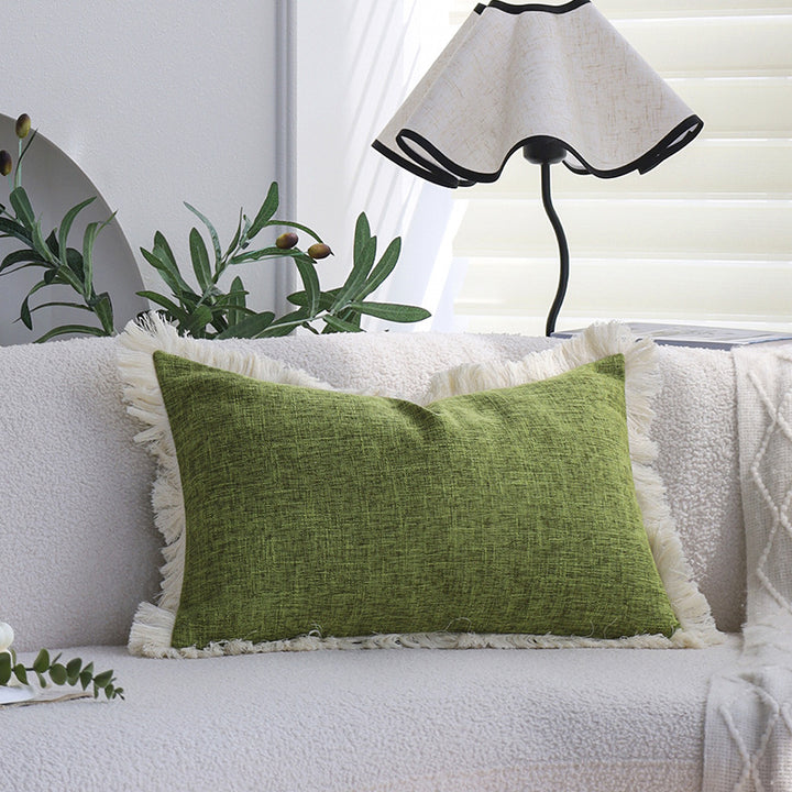 Rectangular sofa cushion cover in linen look Bowlift