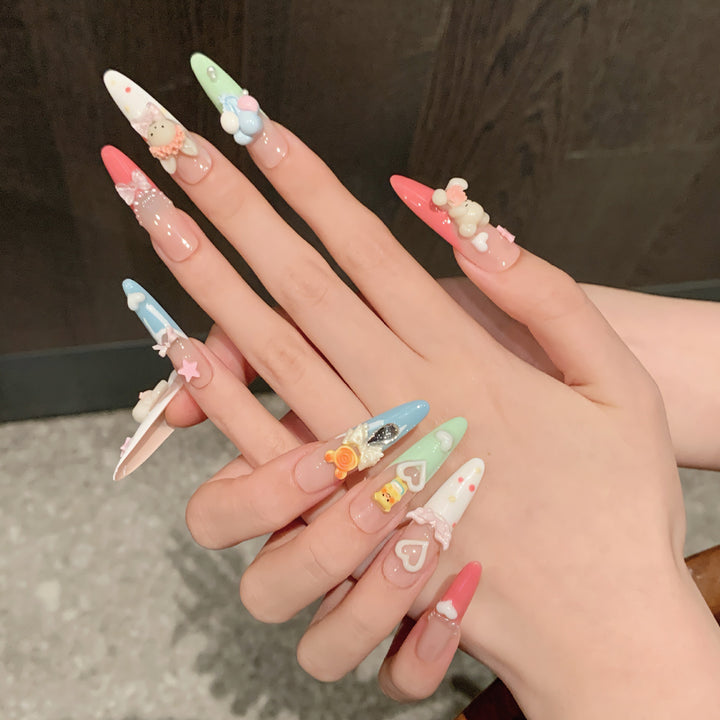 Creative Thematic Press-On Nail Set