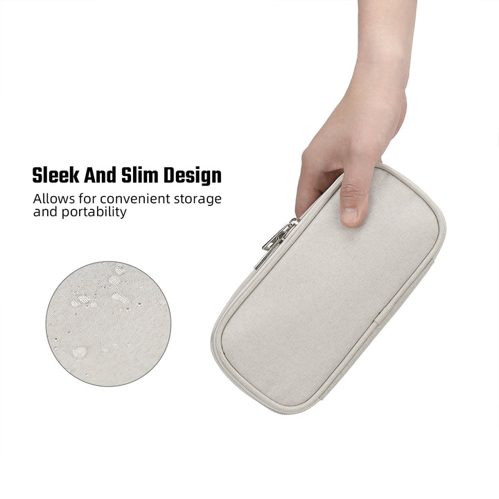 Organizer bag with multiple compartments and secure zipper Bowlift