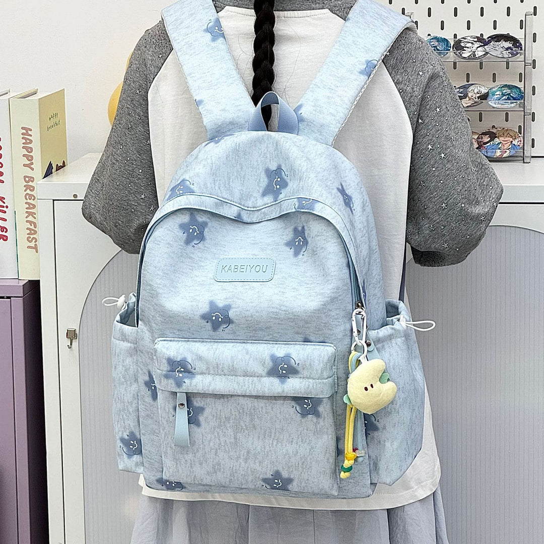 Printed Casual Backpack Bowlift