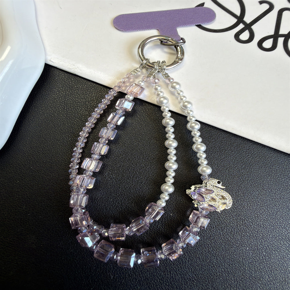 Elegant Multi-Strand Beaded Charm Bracelet Bowlift