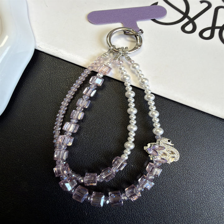 Elegant Multi-Strand Beaded Charm Bracelet Bowlift