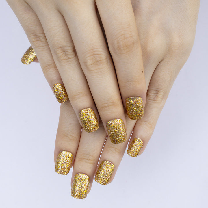 Glitter Artificial Nails Bowlift