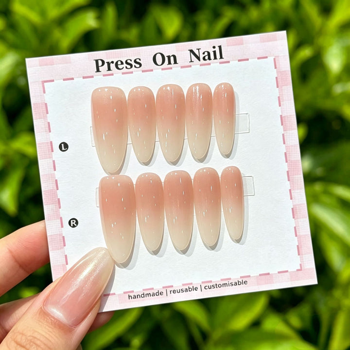 Customizable Ombre Press-On Nails