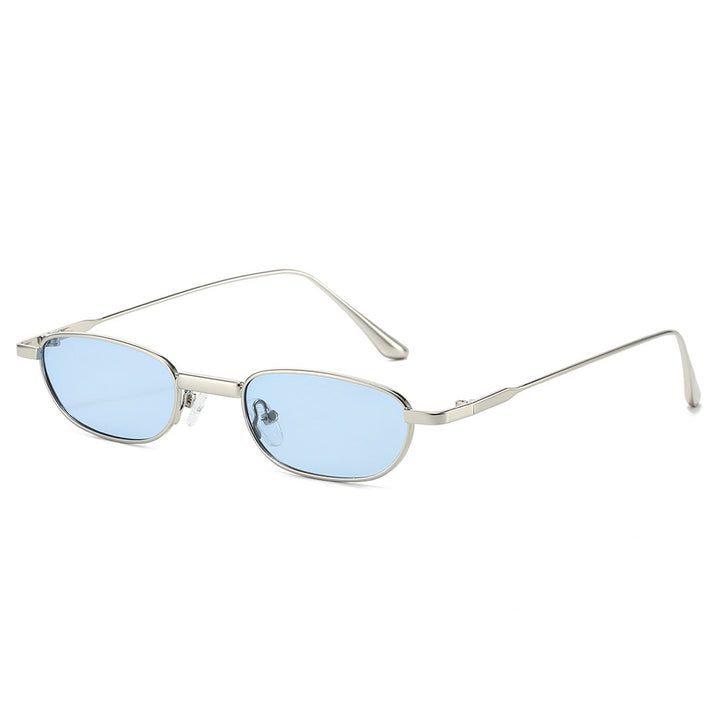 Sleek Minimalist Oval Sunglasses Bowlift