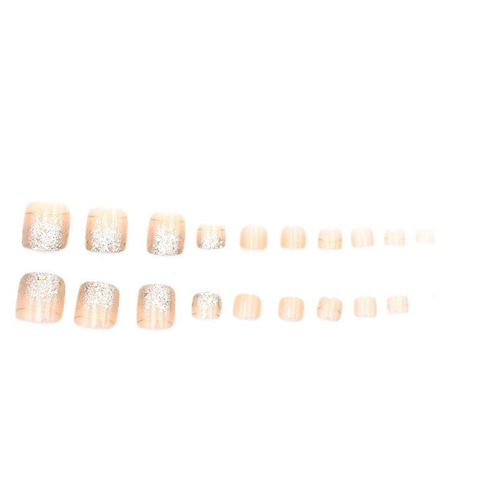 Decorative Glitter Pedicure Nail Art Bowlift