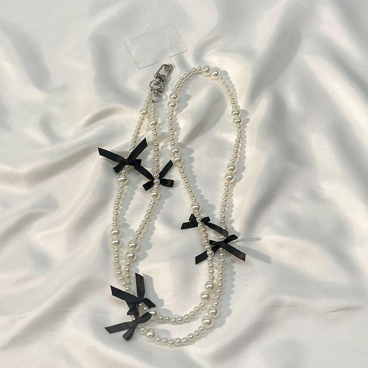 Elegant Pearl Bead Eyewear Chain Bowlift