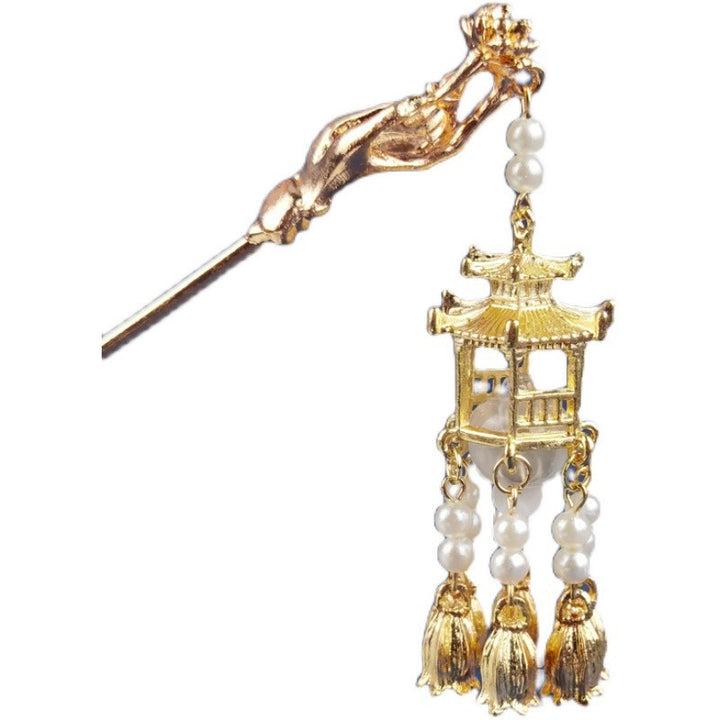 Elegant Lantern Hair Pin Bowlift