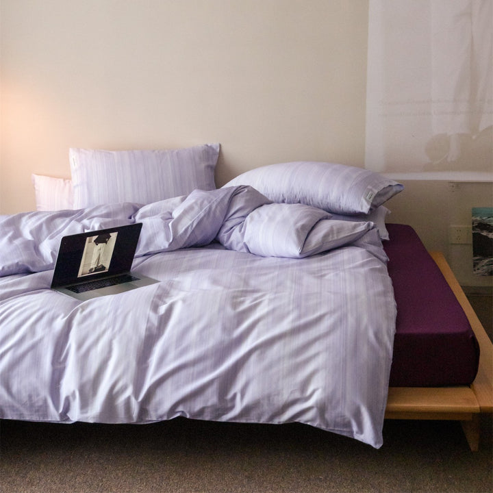 Luxury Cotton Sateen Duvet Cover Set with Pillowcases