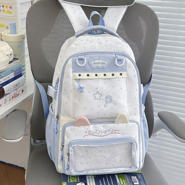 Decorative Plush Cartoon-Themed Backpack Bowlift