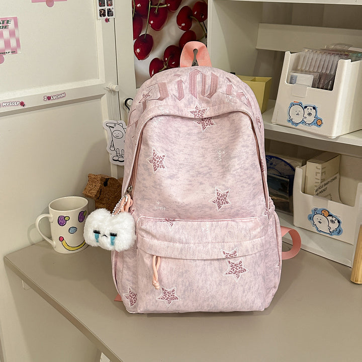 Decorative Floral Patterned Backpack Bowlift