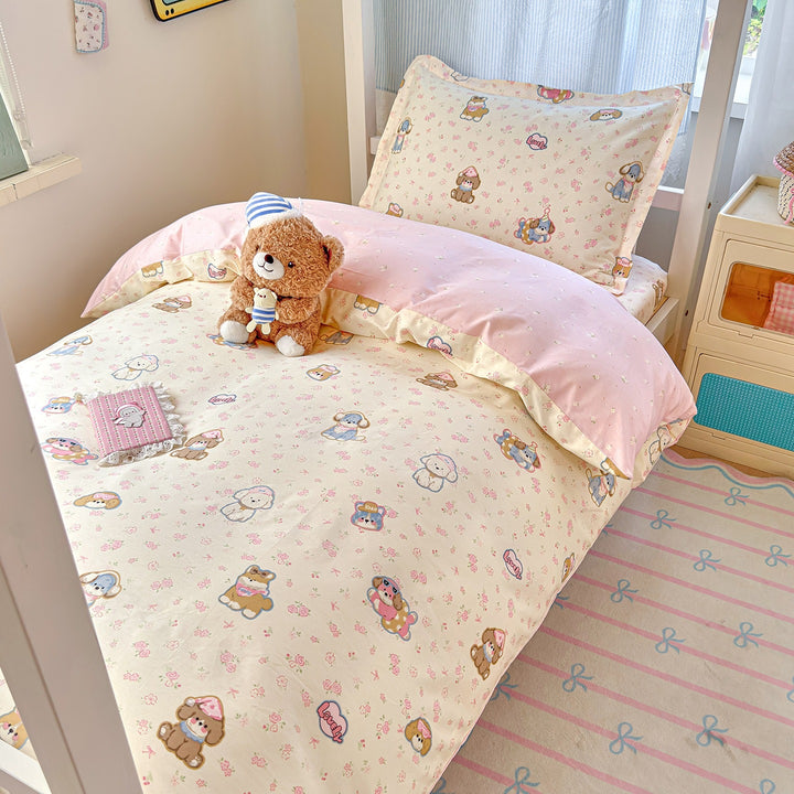 Cozy Checkered Duvet Cover Set
