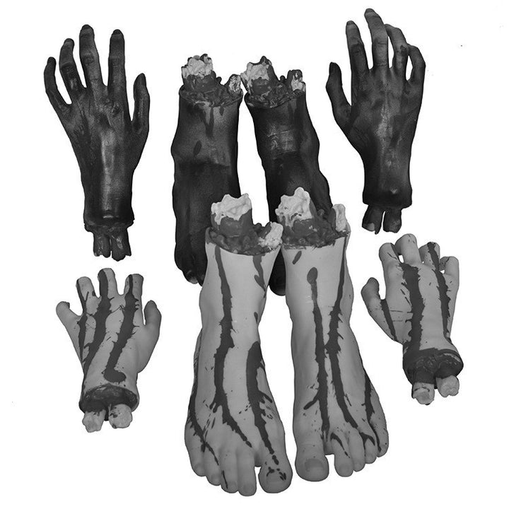 Horror-Themed Realistic Severed Foot Prop Bowlift