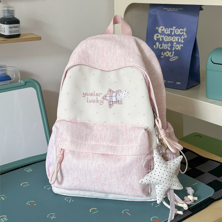 Adorable Star-Embellished School Backpack Bowlift