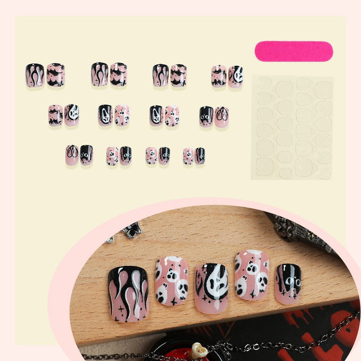 Creative nail art set with spooky designs Bowlift