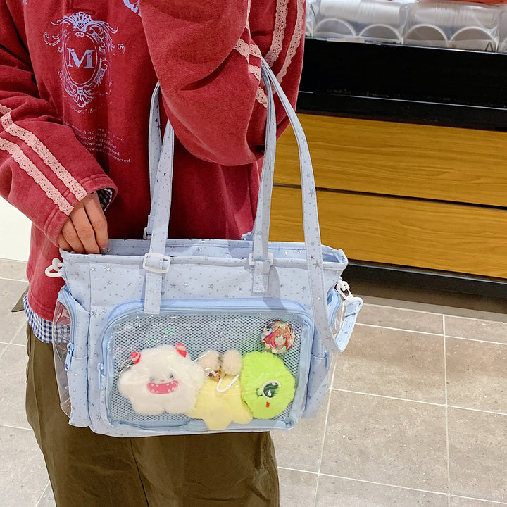 Cute Transparent Organizer Crossbody Bag Bowlift