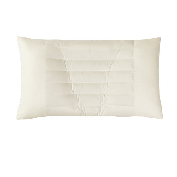 Ergonomic neck and side sleeper pillow with supportive contour