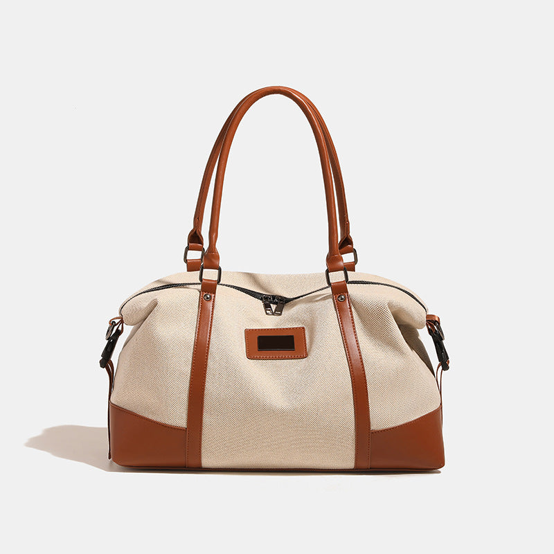 Spacious Durable Canvas Travel Handbag