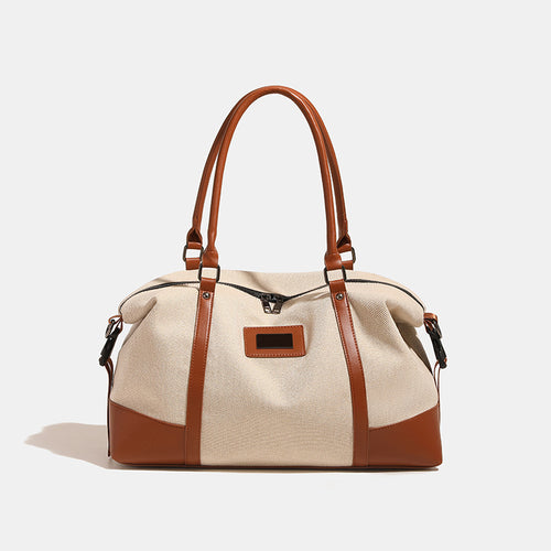 Spacious Durable Canvas Travel Handbag