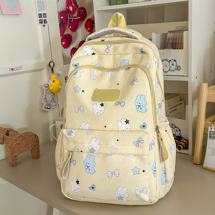 Cartoon-Printed Backpack Bowlift